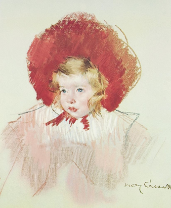 Picture of CHILD WITH RED HAT