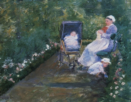 Picture of CHILDREN IN A GARDEN 1878