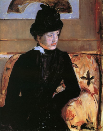 Picture of PORTRAIT OF A YOUNG WOMAN IN BLACK 1883