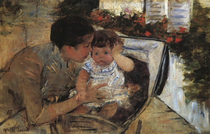 Picture of SUSAN COMFORTING THE BABY 1881