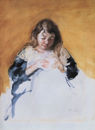 Picture of YOUNG GIRL IN BLUE 1908