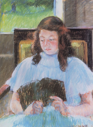 Picture of YOUNG GIRL READING 1908