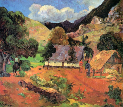 Picture of LANDSCAPE WITH THREE FIGURES