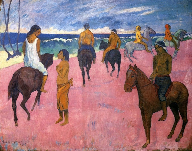 Picture of RIDERS ON THE BEACH 1902