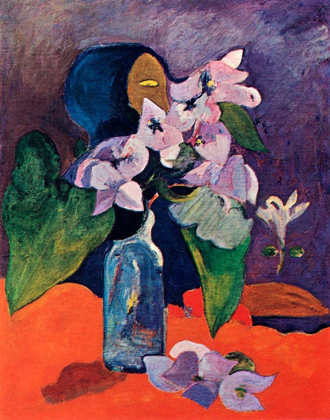 Picture of STILL LIFE WITH FLOWERS AND IDOL