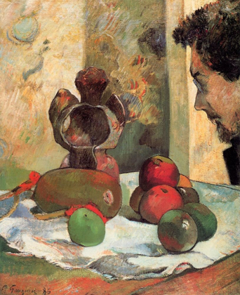 Picture of STILL LIFE WITH PROFILE OF CHARLES LAVAL