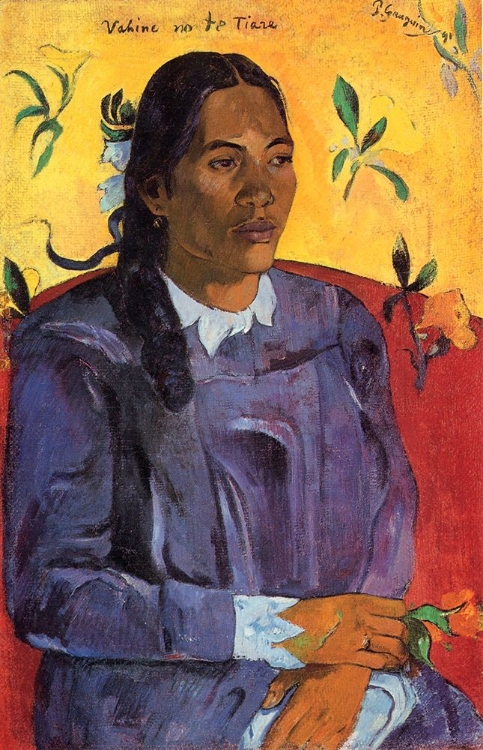 Picture of WOMAN WITH A FLOWER