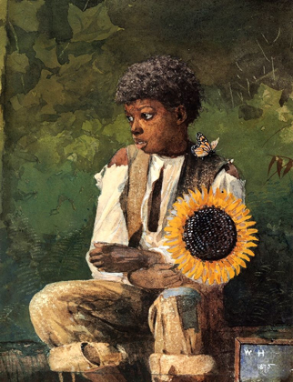 Picture of TAKING SUNFLOWER TO TEACHER