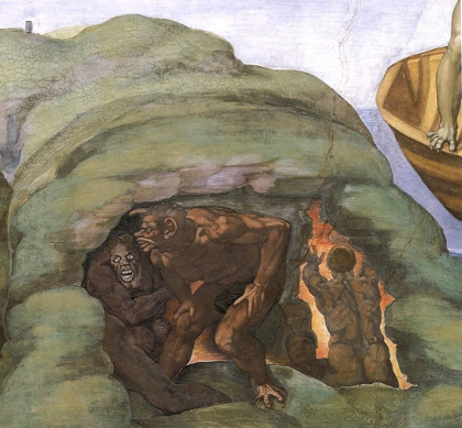 Picture of DETAIL FROM THE LAST JUDGEMENT (HELLS MOUTH)