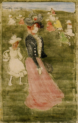 Picture of LADY IN PINK SKIRT