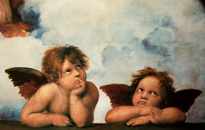 Picture of CHERUBS VIRGIN MARY (DETAIL)