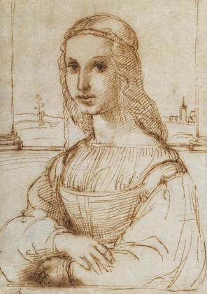 Picture of HALF LENGTH PORTRAIT OF A WOMAN