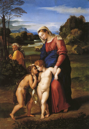 Picture of HOLY FAMILY WITH ST JOHN
