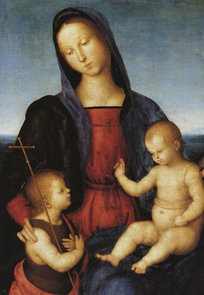 Picture of MADONNA AND CHILD WITH ST JOHN