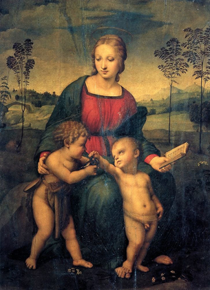 Picture of MADONNA AND CHILD WITH ST JOHN 3