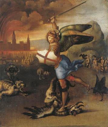 Picture of ST MICHAEL AND THE DEVIL