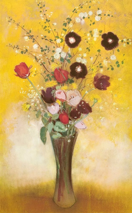 Picture of VASE OF FLOWERS 1916