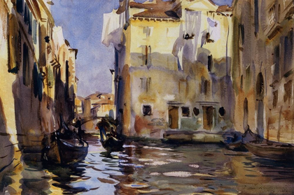 Picture of A SIDE CANAL, VENICE, 1902-04