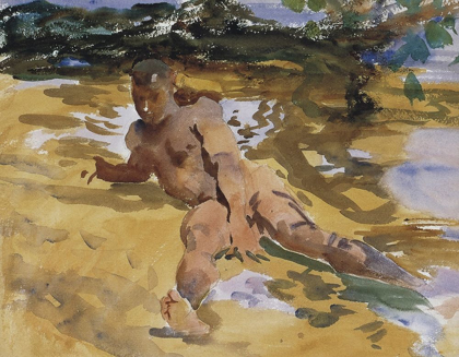 Picture of FIGURE ON A BEACH, FLORIDA, 1917