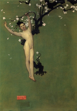Picture of NUDE ORIENTAL YOUTH WITH APPLE BLOSSOM, 1878-79