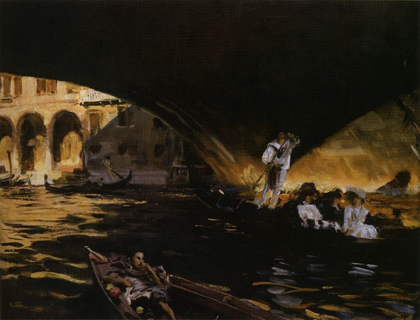 Picture of UNDER THE RIALTO BRIDGE, 1909