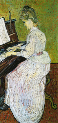 Picture of MARGUERITE GACHET AT PIANO