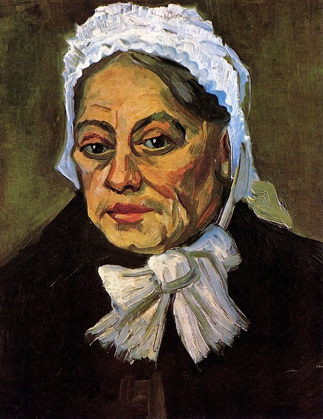 Picture of OLD WOMAN WHITE CAP