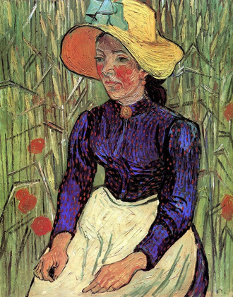 Picture of YOUNG PEASANT WOMAN STRAW HAT