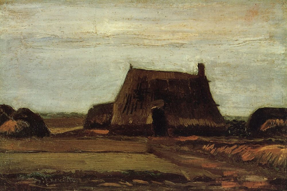 Picture of FARM HOUSE WITH PEAT STACKS