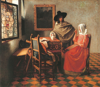 Picture of GENTLEMAN AND WOMAN DRINKING