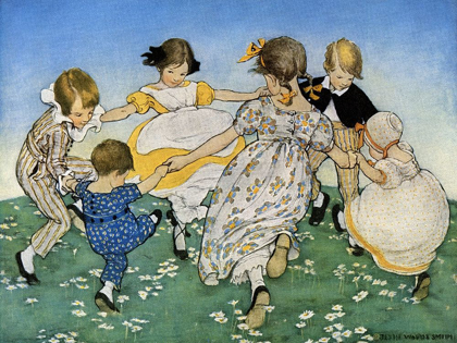 Picture of GIRLS IN CIRCLE - RING AROUND THE ROSIE