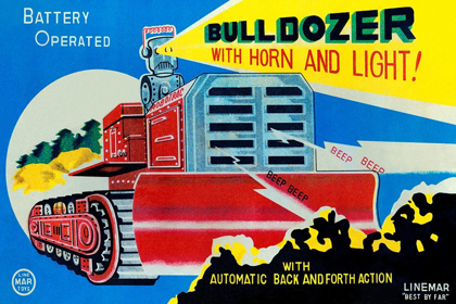 Picture of BATTERY OPERATED BULLDOZER WITH HORN AND LIGHT