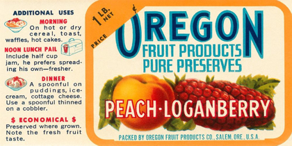 Picture of PEACH - LOGANBERRY PRESERVES