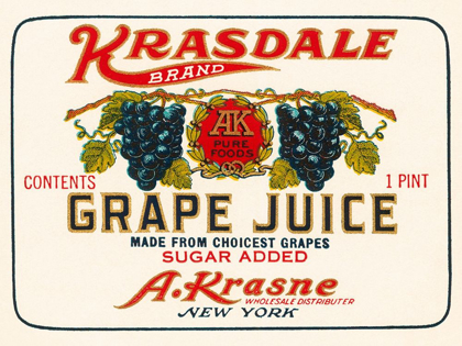 Picture of KRANSDALE BRAND GRAPE JUICE