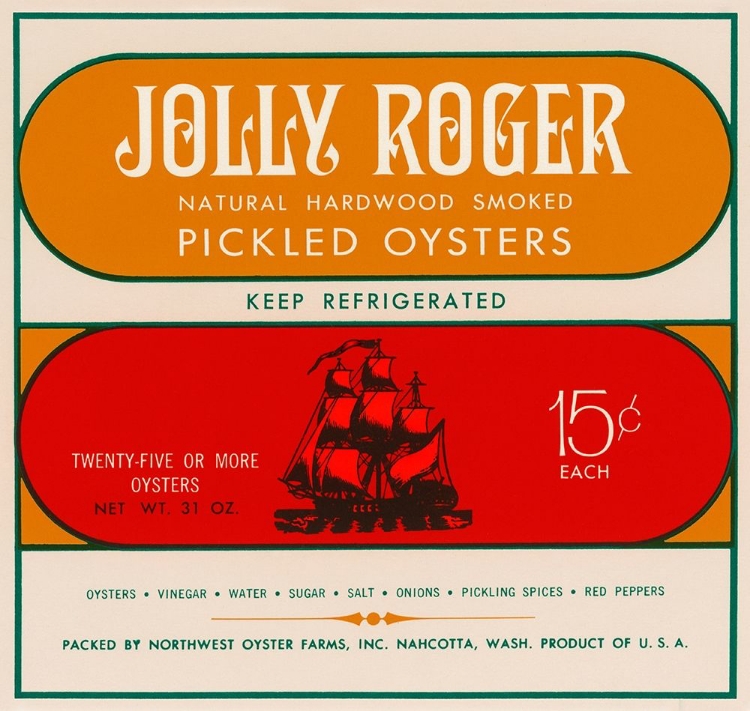 Picture of JOLLY ROGER PICKLED OYSTERS