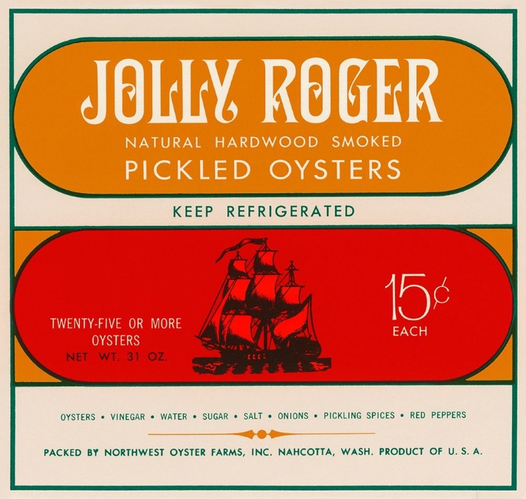 Picture of JOLLY ROGER PICKLED OYSTERS