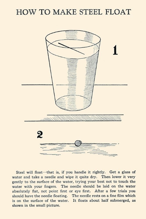 Picture of HOW TO MAKE STEEL FLOAT