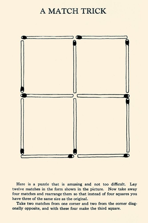 Picture of A MATCH TRICK