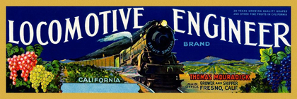 Picture of LOCOMOTIVE ENGINEER BRAND CALIFORNIA GRAPES