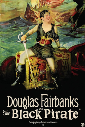 Picture of MOVIE POSTER: DOUGLAS FAIRBANKS - THE BLACK PIRATE