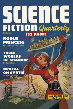 Picture of SCIENCE FICTION QUARTERLY: ATTACK OF THE FLYING CITY