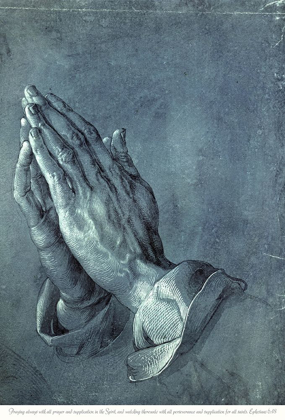 Picture of PRAYING HANDS WITH VERSE