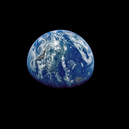 Picture of VIEW OF EARTH FROM APOLLO 15, 1971