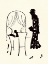 Picture of DRESSED WOMAN WALKS INTO A RESTAURANT