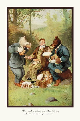 Picture of TEDDY ROOSEVELTS BEARS: TEDDY B AND TEDDY G AT A PICNIC
