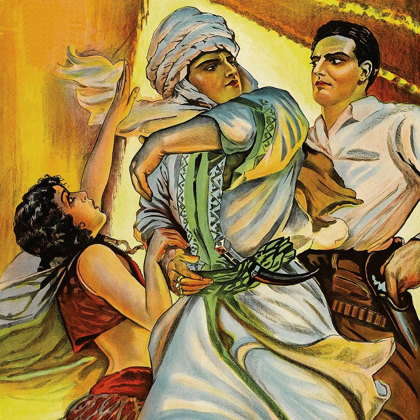 Picture of VINTAGE FILM POSTERS: LOVE IN THE DESERT "OKENS ROS" - DETAIL