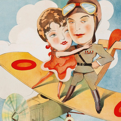 Picture of VINTAGE FILM POSTERS: COCK OF THE AIR - DETAIL