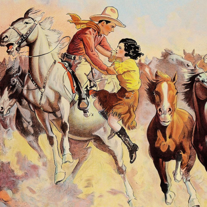 Picture of VINTAGE WESTERNS: PHANTOM OF THE WEST - GHOST RIDERS - DETAIL