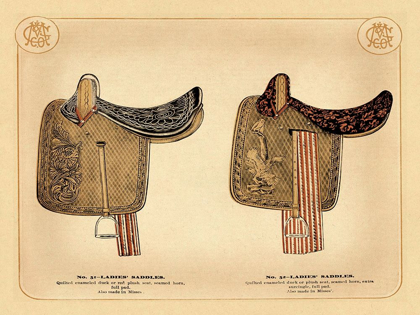 Picture of SADDLES AND TACK: LADIES SADDLES #1