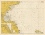 Picture of NAUTICAL CHART - MASSACHUSETTS BAY CA. 1970 - SEPIA TINTED